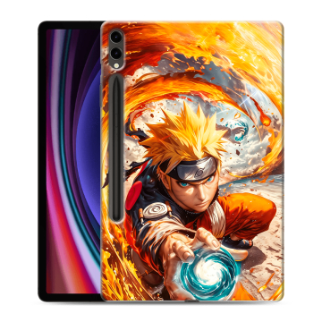 Силиконовый чехол на Samsung Galaxy Tab S9 Plus с принтом Аниме Наруто Naruto