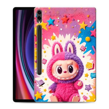Силиконовый чехол на Samsung Galaxy Tab S9 Plus с принтом Labubu Лабубу