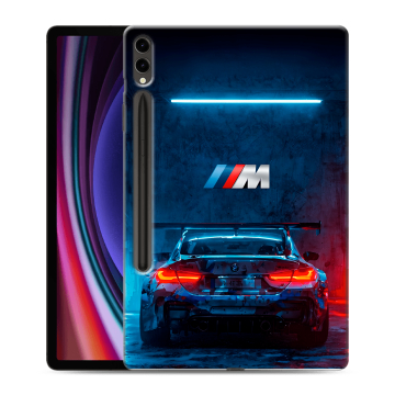 Силиконовый чехол на Samsung Galaxy Tab S9 Plus с принтом BMW БМВ