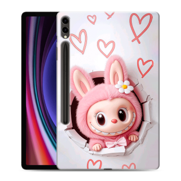 Силиконовый чехол на Samsung Galaxy Tab S9 Plus с принтом Labubu Лабубу