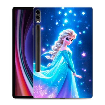 Силиконовый чехол на Samsung Galaxy Tab S9 Plus с принтом Холодное сердце Frozen