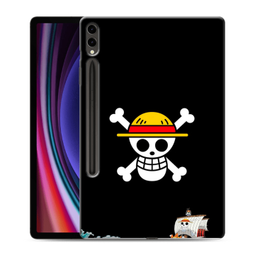 Силиконовый чехол на Samsung Galaxy Tab S9 Plus с принтом One Piece Ван Пис