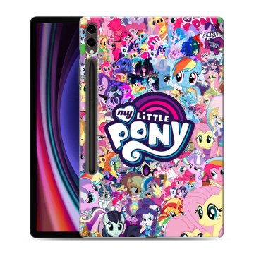 Силиконовый чехол на Samsung Galaxy Tab S9 Plus с принтом My little pony Дружба чудо