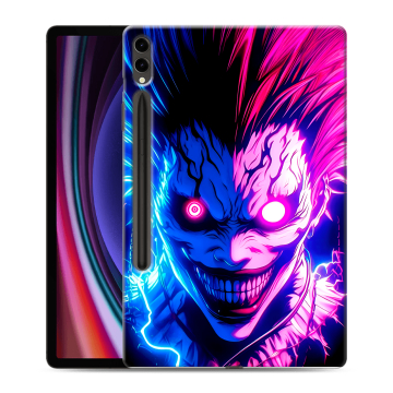 Силиконовый чехол на Samsung Galaxy Tab S9 Plus с принтом Death note Тетрадь смерти