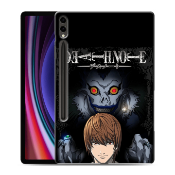 Силиконовый чехол на Samsung Galaxy Tab S9 Plus с принтом Death note Тетрадь смерти