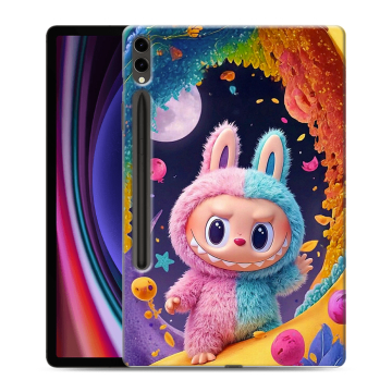 Силиконовый чехол на Samsung Galaxy Tab S9 Plus с принтом Labubu Лабубу
