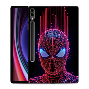 Силиконовый чехол на Samsung Galaxy Tab S9 Plus с принтом Spiderman Человек паук