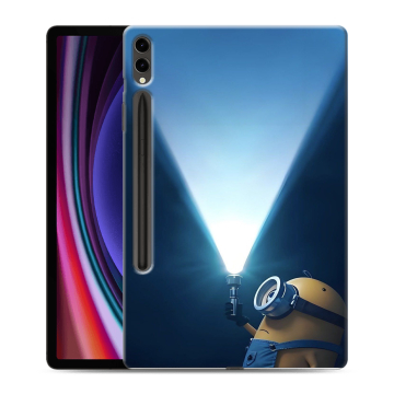 Силиконовый чехол на Samsung Galaxy Tab S9 Plus с принтом Миньоны