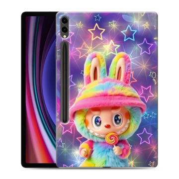 Силиконовый чехол на Samsung Galaxy Tab S9 Plus с принтом Labubu Лабубу