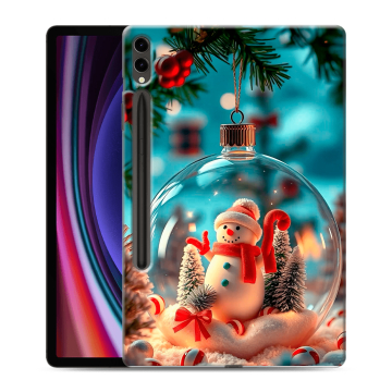 Силиконовый чехол на Samsung Galaxy Tab S9 Plus с принтом Новый год