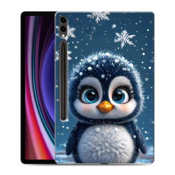 Силиконовый чехол на Samsung Galaxy Tab S9 Plus с принтом Новый год