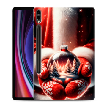 Силиконовый чехол на Samsung Galaxy Tab S9 Plus с принтом Новый год
