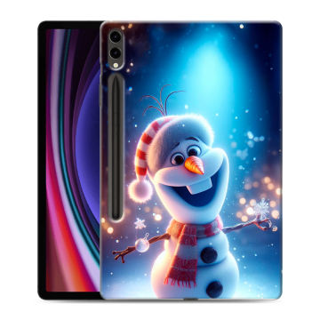 Силиконовый чехол на Samsung Galaxy Tab S9 Plus с принтом Новый год