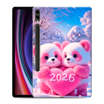 Силиконовый чехол на Samsung Galaxy Tab S9 Plus с принтом Новый год