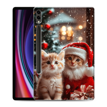 Силиконовый чехол на Samsung Galaxy Tab S9 Plus с принтом Новый год