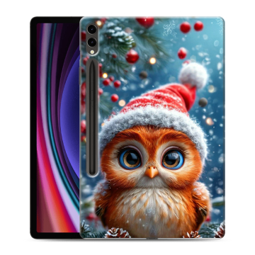 Силиконовый чехол на Samsung Galaxy Tab S9 Plus с принтом Новый год