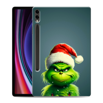 Силиконовый чехол на Samsung Galaxy Tab S9 Plus с принтом Новый год