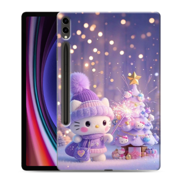 Силиконовый чехол на Samsung Galaxy Tab S9 Plus с принтом Новый год
