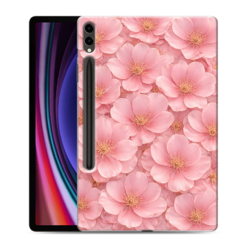 Силиконовый чехол на Samsung Galaxy Tab S9 Plus с принтом женский