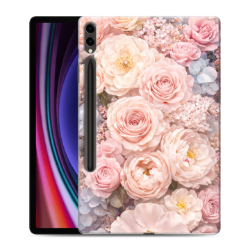 Силиконовый чехол на Samsung Galaxy Tab S9 Plus с принтом женский