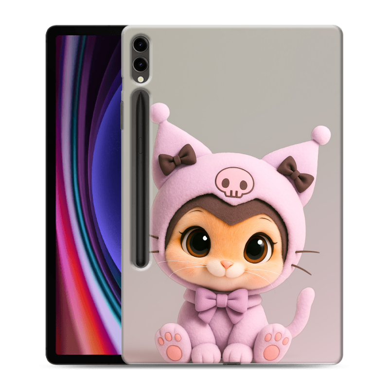 Силиконовый чехол на Samsung Galaxy Tab S9 Plus с принтом Куроми Kuromi Силиконовый чехол на Samsung Galaxy Tab S9 Plus с принтом Куроми Kuromi