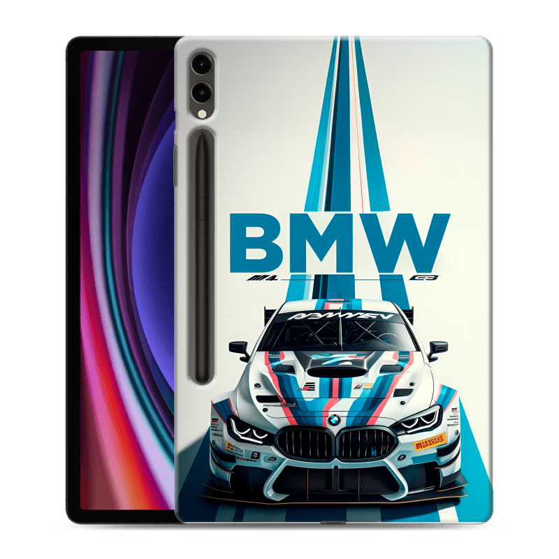 Силиконовый чехол на Samsung Galaxy Tab S9 Plus с принтом БМВ BMW Силиконовый чехол на Samsung Galaxy Tab S9 Plus с принтом БМВ BMW