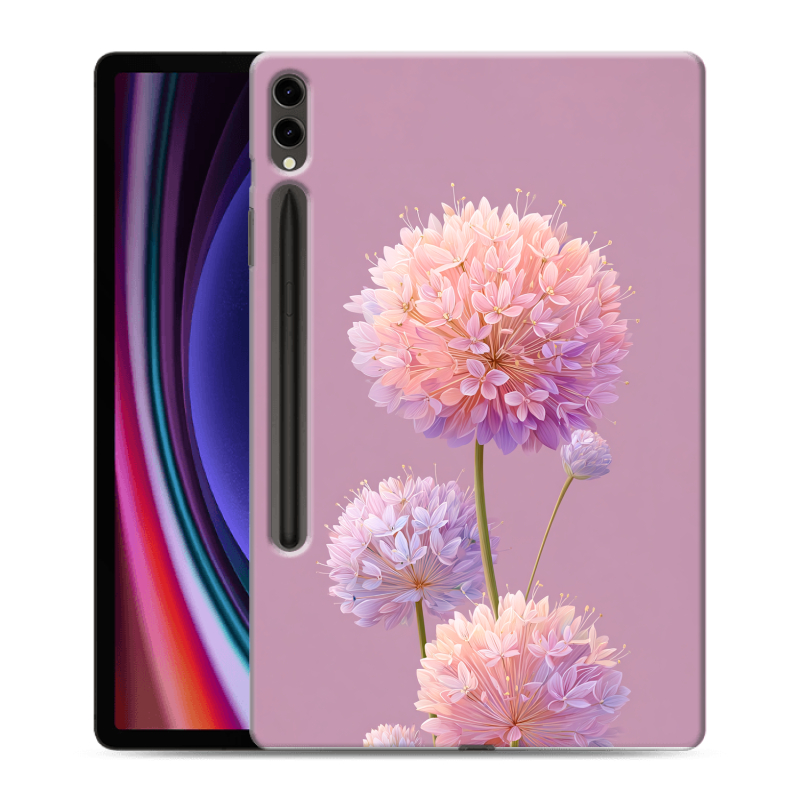 Силиконовый чехол на Samsung Galaxy Tab S9 Plus с принтом Цветы Силиконовый чехол на Samsung Galaxy Tab S9 Plus с принтом Цветы