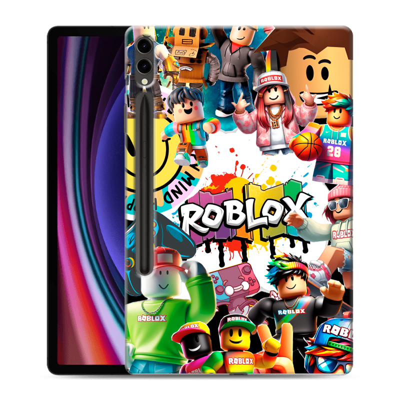 Силиконовый чехол на Samsung Galaxy Tab S9 Plus с принтом Roblox Роблокс Силиконовый чехол на Samsung Galaxy Tab S9 Plus с принтом Roblox Роблокс
