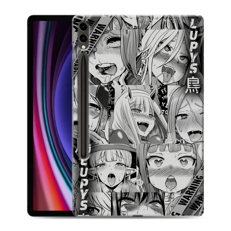 Силиконовый чехол на планшета Samsung Galaxy Tab S9 Plus с принтом Ahegao Ахегао Аниме Силиконовый чехол на планшета Samsung Galaxy Tab S9 Plus с принтом Ahegao Ахегао Аниме