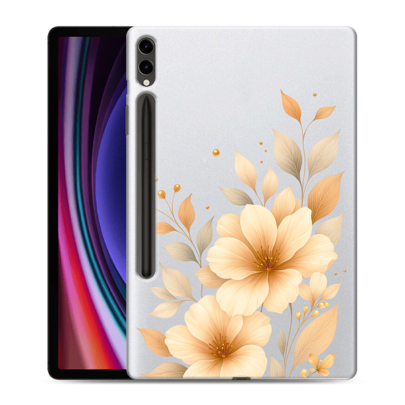Силиконовый чехол на Samsung Galaxy Tab S9 Plus с принтом для девушки Силиконовый чехол на Samsung Galaxy Tab S9 Plus с принтом для девушки