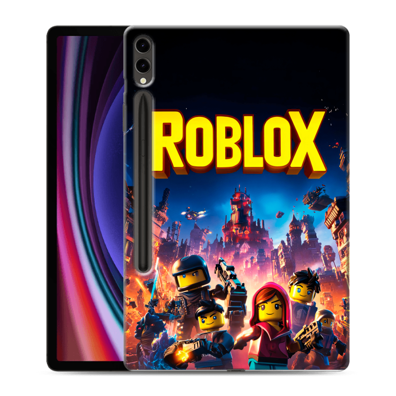 Силиконовый чехол на Samsung Galaxy Tab S9 Plus с принтом Roblox Роблокс Силиконовый чехол на Samsung Galaxy Tab S9 Plus с принтом Roblox Роблокс
