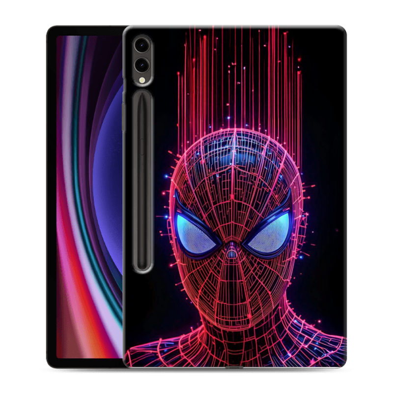 Силиконовый чехол на Samsung Galaxy Tab S9 Plus с принтом Spiderman Человек паук Силиконовый чехол на Samsung Galaxy Tab S9 Plus с принтом Spiderman Человек паук