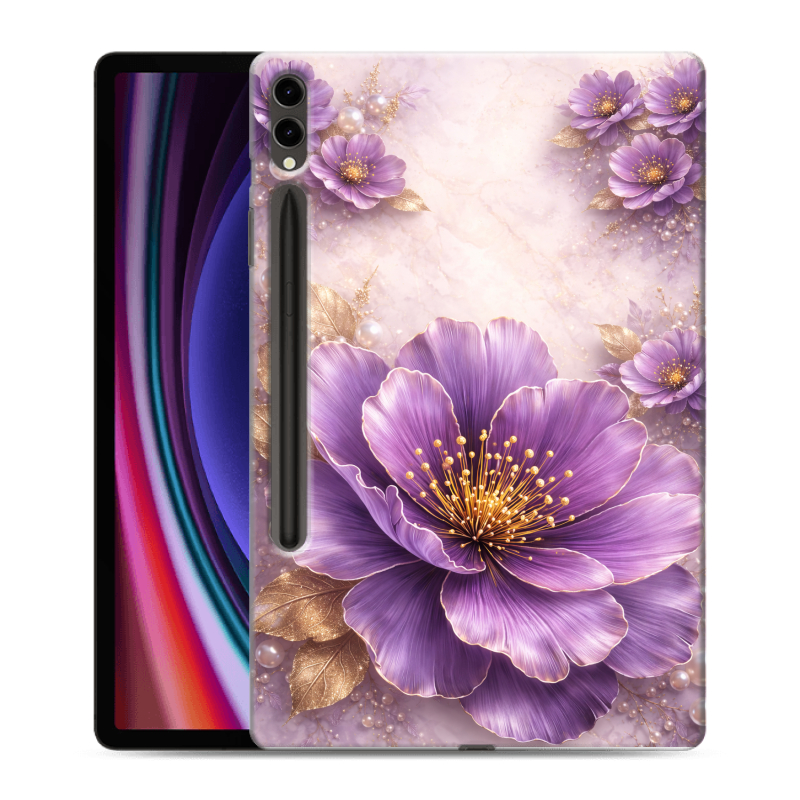 Силиконовый чехол на Samsung Galaxy Tab S9 Plus с принтом женский Силиконовый чехол на Samsung Galaxy Tab S9 Plus с принтом женский