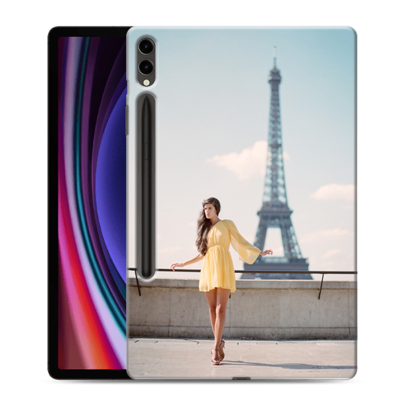 Силиконовый чехол на Samsung Galaxy Tab S9 Plus с принтом Париж Силиконовый чехол на Samsung Galaxy Tab S9 Plus с принтом Париж