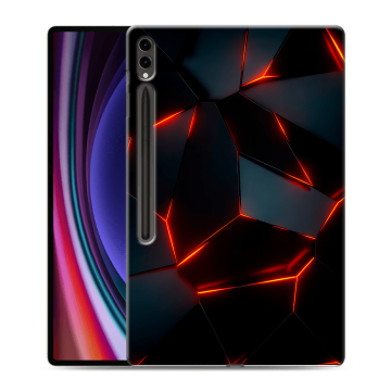 Силиконовый чехол на планшета Samsung Galaxy Tab S9 Ultra с принтом Яркие абстракции Силиконовый чехол на планшета Samsung Galaxy Tab S9 Ultra с принтом Яркие абстракции