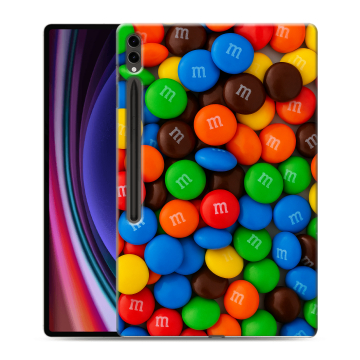 Силиконовый чехол на планшета Samsung Galaxy Tab S9 Ultra с принтом Конфеты Силиконовый чехол на планшета Samsung Galaxy Tab S9 Ultra с принтом Конфеты