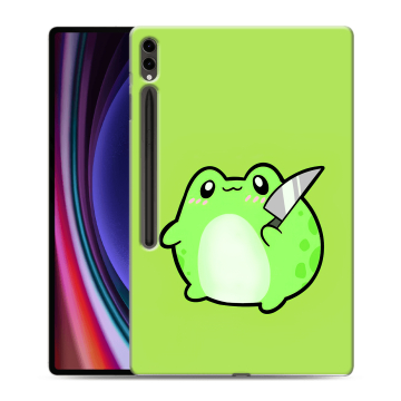 Силиконовый чехол на Samsung Galaxy Tab S9 Ultra с принтом Лягушенок Силиконовый чехол на Samsung Galaxy Tab S9 Ultra с принтом Лягушенок