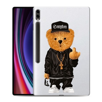 Силиконовый чехол на Samsung Galaxy Tab S9 Ultra с принтом Мишка Силиконовый чехол на Samsung Galaxy Tab S9 Ultra с принтом Мишка