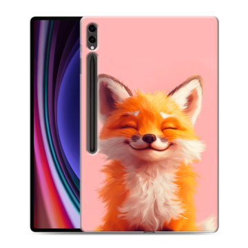 Силиконовый чехол на Samsung Galaxy Tab S9 Ultra с принтом милая лиса Силиконовый чехол на Samsung Galaxy Tab S9 Ultra с принтом милая лиса