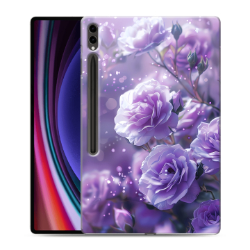 Силиконовый чехол на Samsung Galaxy Tab S9 Ultra с принтом Розы цветы