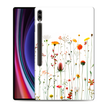 Силиконовый чехол на Samsung Galaxy Tab S9 Ultra с принтом цветы Силиконовый чехол на Samsung Galaxy Tab S9 Ultra с принтом цветы