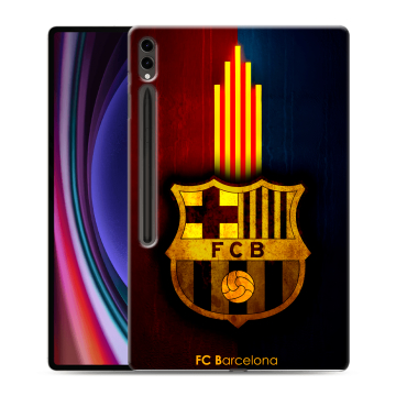 Силиконовый чехол на Samsung Galaxy Tab S9 Ultra с принтом Барселона Barcelona