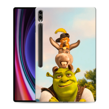 Силиконовый чехол на Samsung Galaxy Tab S9 Ultra с принтом Шрек Shrek