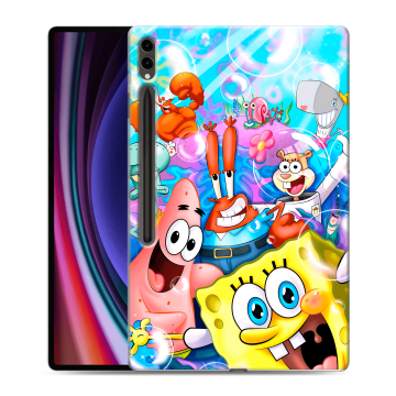 Силиконовый чехол на Samsung Galaxy Tab S9 Ultra с принтом спанчбоб спанч боб Силиконовый чехол на Samsung Galaxy Tab S9 Ultra с принтом спанчбоб спанч боб