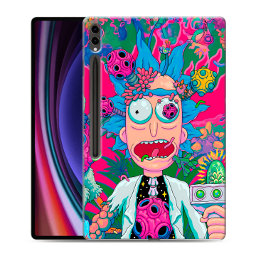 Силиконовый чехол на Samsung Galaxy Tab S9 Ultra с принтом Рик и Морти Rick Morty Силиконовый чехол на Samsung Galaxy Tab S9 Ultra с принтом Рик и Морти Rick Morty