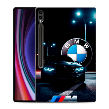 Силиконовый чехол на Samsung Galaxy Tab S9 Ultra с принтом БМВ BMW