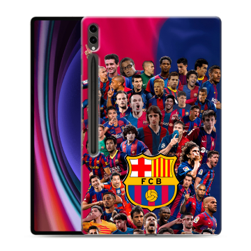 Силиконовый чехол на Samsung Galaxy Tab S9 Ultra с принтом Барселона Barcelona