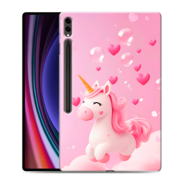 Силиконовый чехол на Samsung Galaxy Tab S9 Ultra с принтом Единорог Силиконовый чехол на Samsung Galaxy Tab S9 Ultra с принтом Единорог