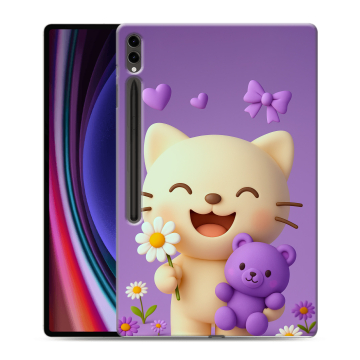 Силиконовый чехол на Samsung Galaxy Tab S9 Ultra с принтом для девочек Силиконовый чехол на Samsung Galaxy Tab S9 Ultra с принтом для девочек