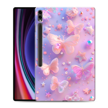 Силиконовый чехол на Samsung Galaxy Tab S9 Ultra с принтом Бабочки